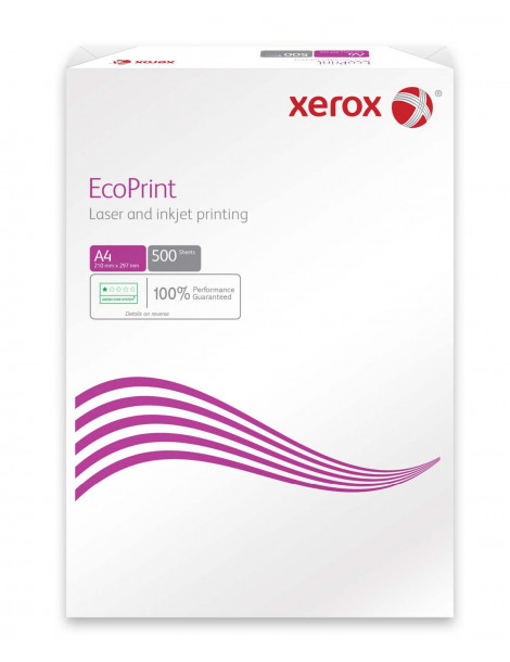 Carton de 5 ramettes 500 feuilles Xerox ECOPRINT - 75G A4