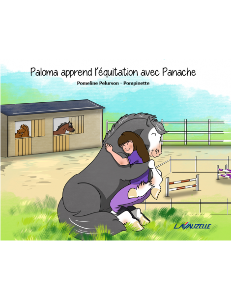 Paloma apprend l'équitation avec Panache