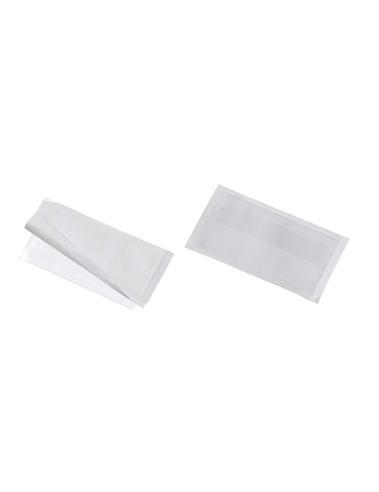 Porte-carte autocollant POCKETFIX® PLUS avec rabat -  par lot de 10