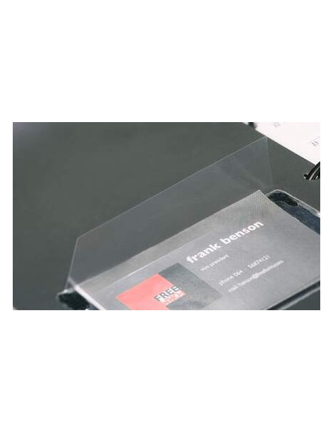 Porte-carte autocollant POCKETFIX® PLUS avec rabat -  par lot de 10