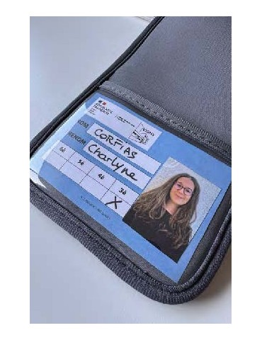 Carte cartonnée personnalisée pour pochette de téléphone