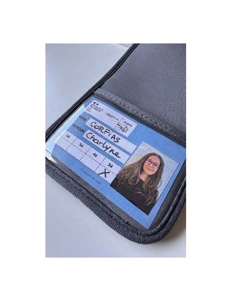 Carte cartonnée personnalisée pour pochette de téléphone