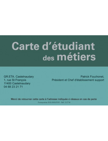 Carte PVC personnalisée - fabrication rapide