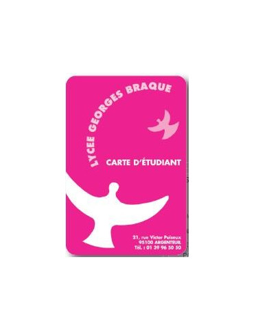 Carte d'identité PVC personnalisée - 2 fabrications par an