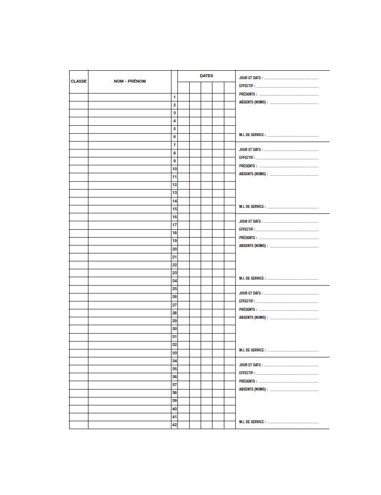 Cahier d'internat Lavauzelle