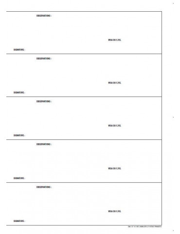 Cahier d'internat Lavauzelle