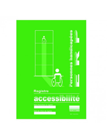 Registre d'accessibilité des personnes handicapées en ERP