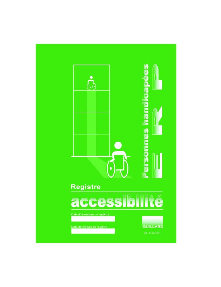 Registre d'accessibilité des personnes handicapées en ERP