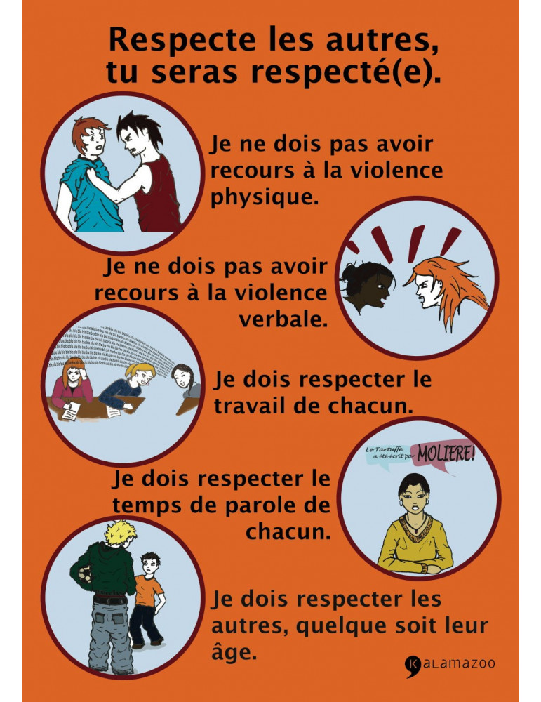 Affiche - Respecte les autres