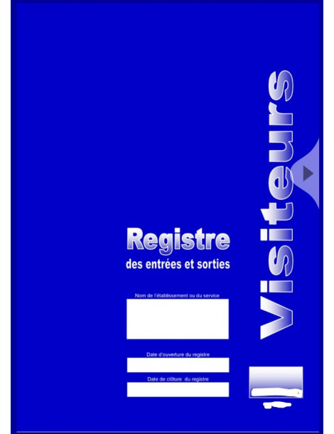 Registre des Entrées / Sorties Visiteur