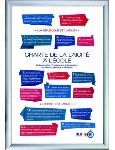 Affiche Charte de laïcité