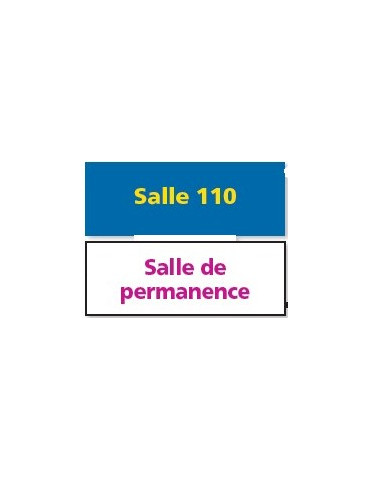 Plaque de porte PVC - Impression personnalisée