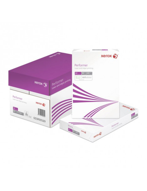 Carton de 5 ramettes 500 feuilles blanches Xerox PERFORMER A4 - 80g