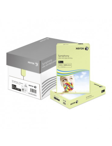 Carton de 5 ramettes 500 feuilles pastel Xerox Symphony A4 - 80g